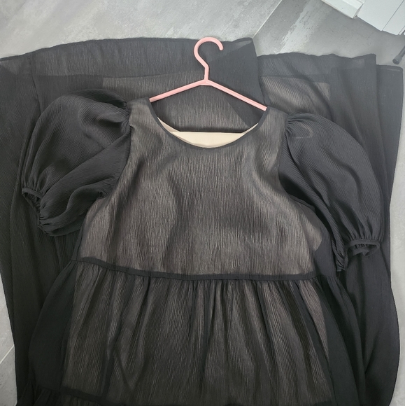 Oak + Fort long maxi black dress - Picture 2 of 5